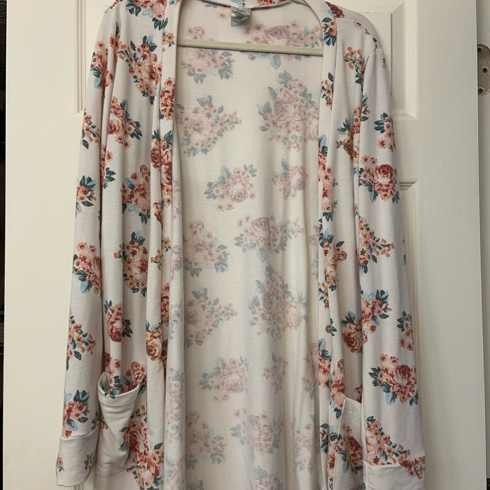 Agnes & Dora Floral cardigan